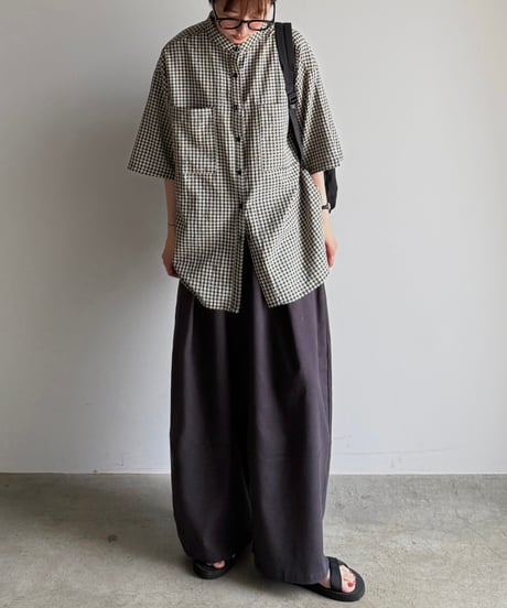 linen blend relax pants