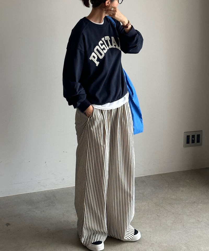 パンツ everyone relax-fit stripe easy shorts everyone relax-fit stripe easy shorts