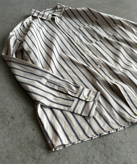 stripe button down shirt