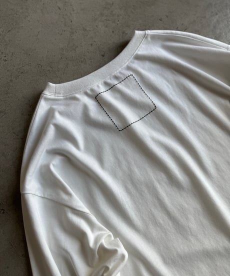 back stitch long t-shirt