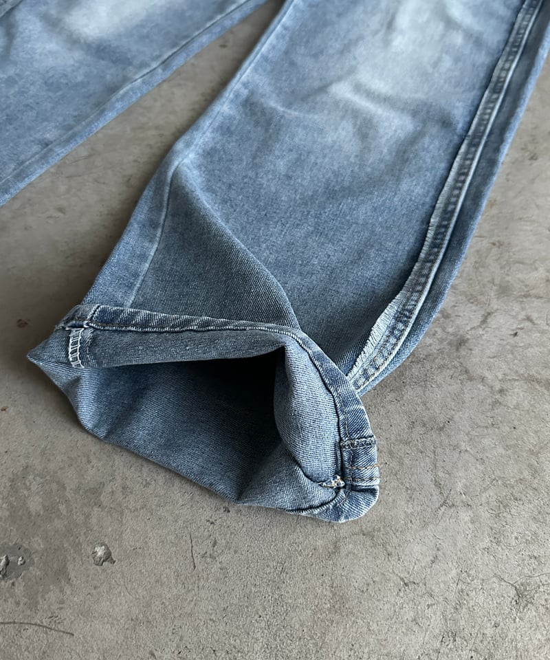 point damage straight denim | ARULLE