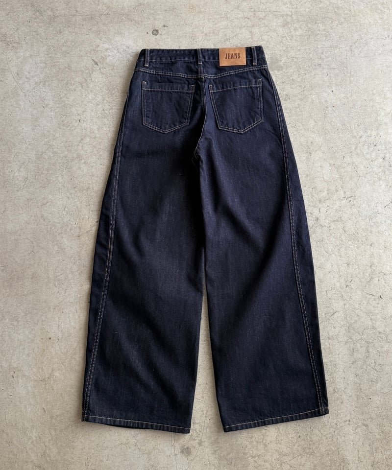 らる front stitch straight denim | ARULLE