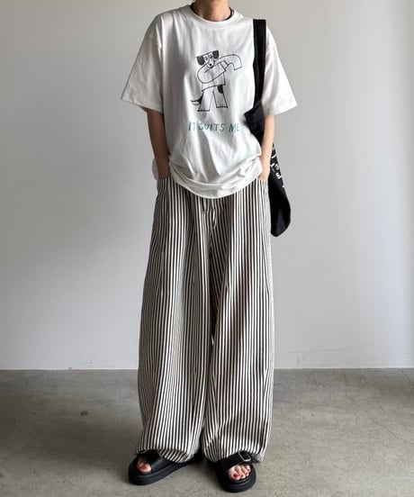 casual stripe pants【一部予約】
