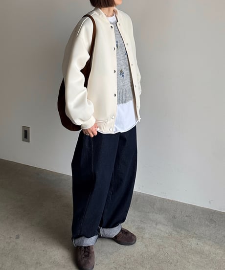 crew neck flower vest
