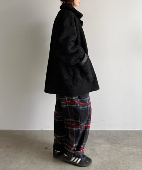 reversible mouton coat