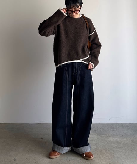 focal seam design knit