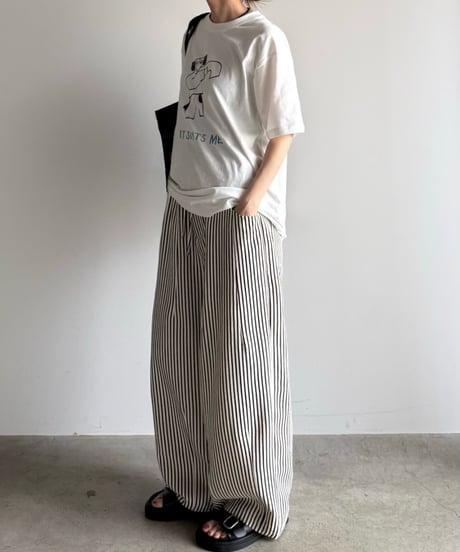 casual stripe pants【一部予約】