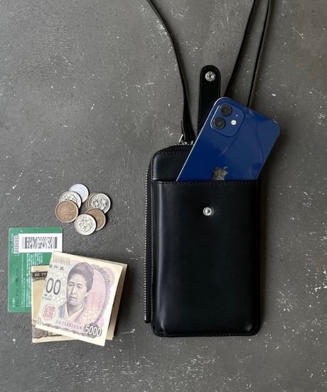 mobile wallet leather shoulder