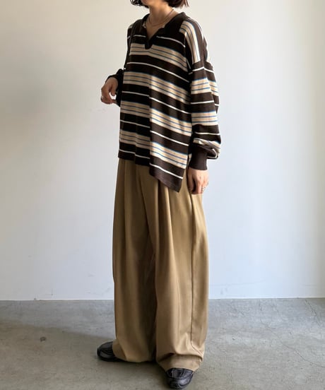 border knit lager shirt