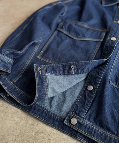 over denim coverall