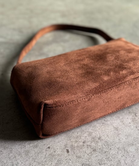 suede one shoulder bag
