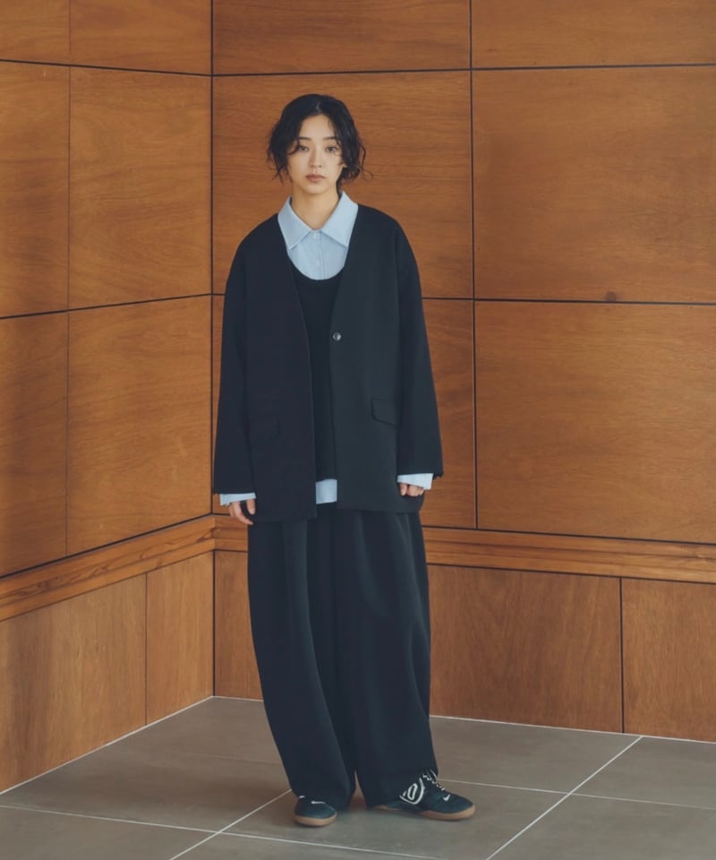 ジャケット・アウター collarless cocoon jacket collarless cocoon jacket (set up対応)【予約商品】 | ARULLE