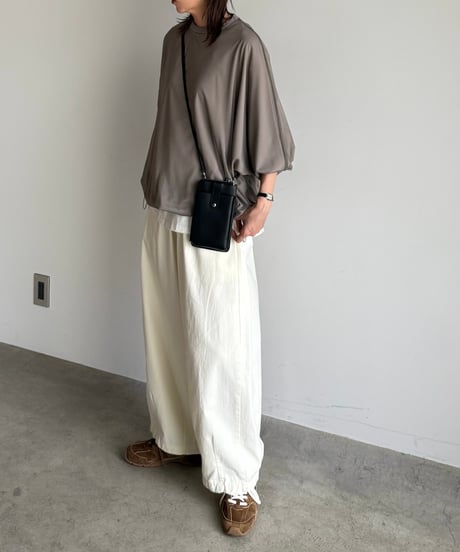 over tulle dolman pullover