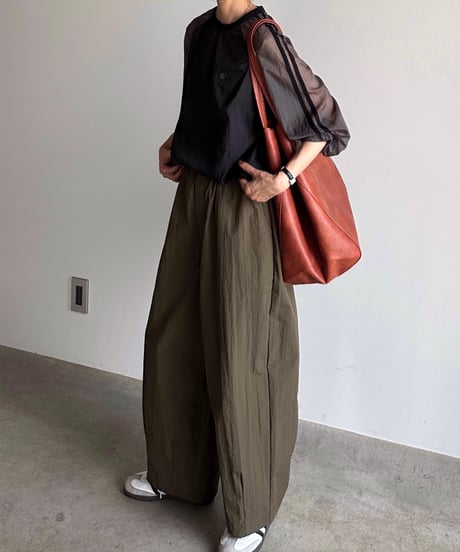 big leather tote bag【一部予約】