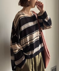 cool touch multi border knit