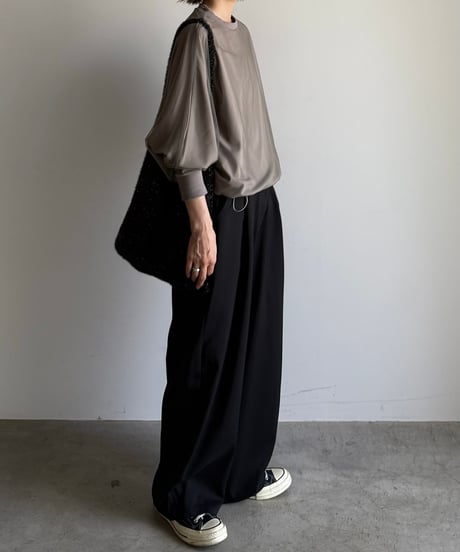 over tulle dolman pullover