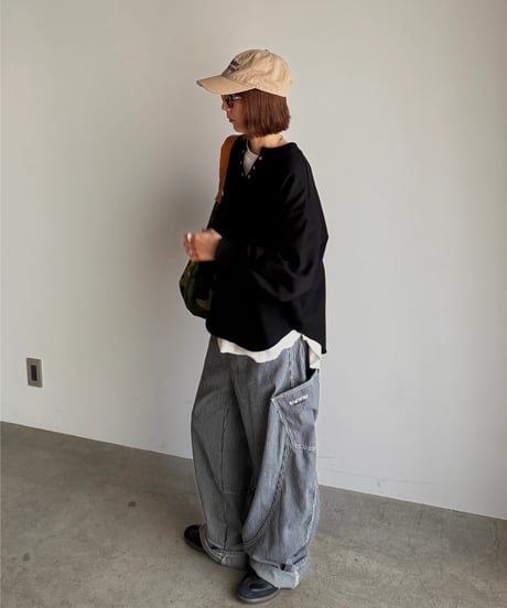 eyelet skipper pullover