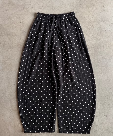 dot oval relax pants【一部予約】