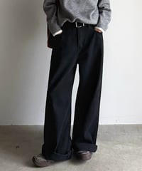 urban straight black denim