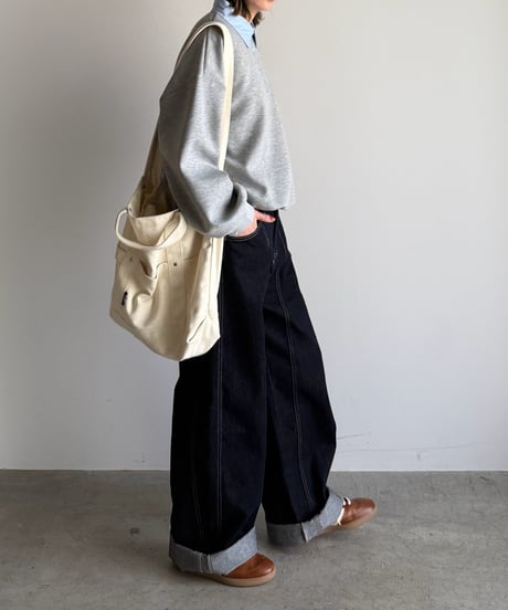 front stitch straight denim