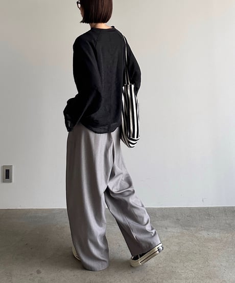 sheer layered pullover