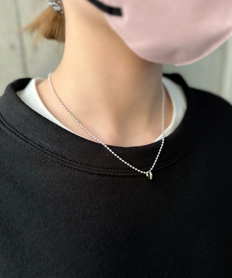 ball chain motif necklace【予約商品】