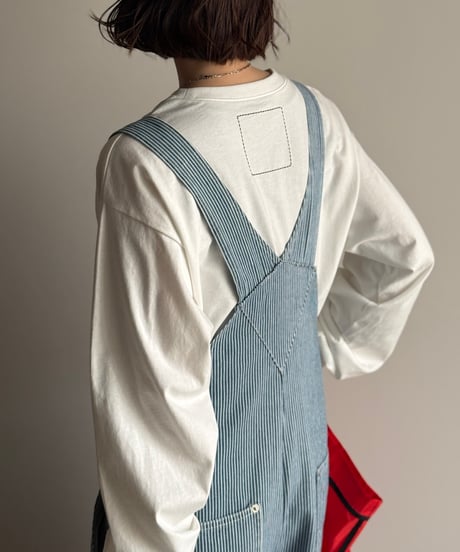 back stitch long t-shirt