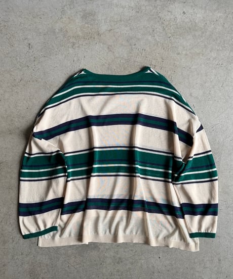 cool touch multi border knit