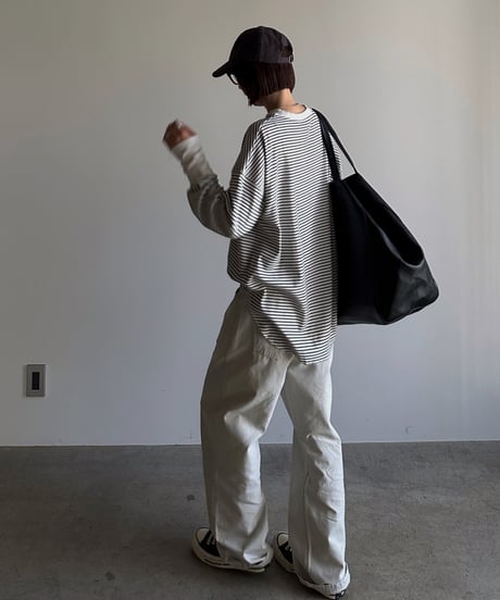 big leather tote bag【一部予約】