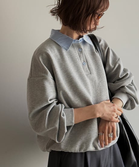 shirt layered style sweat