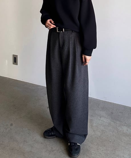 roll up warm slacks〈plain〉