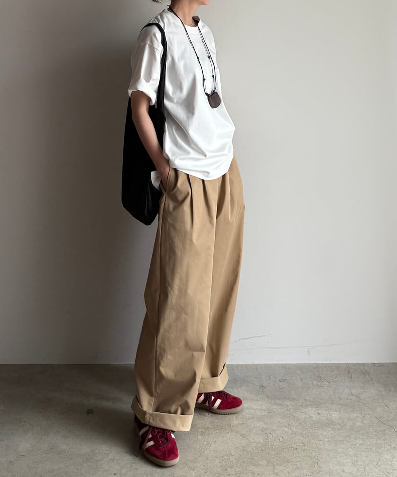 simple back tag t-shirt【8月下旬】 | ARULLE