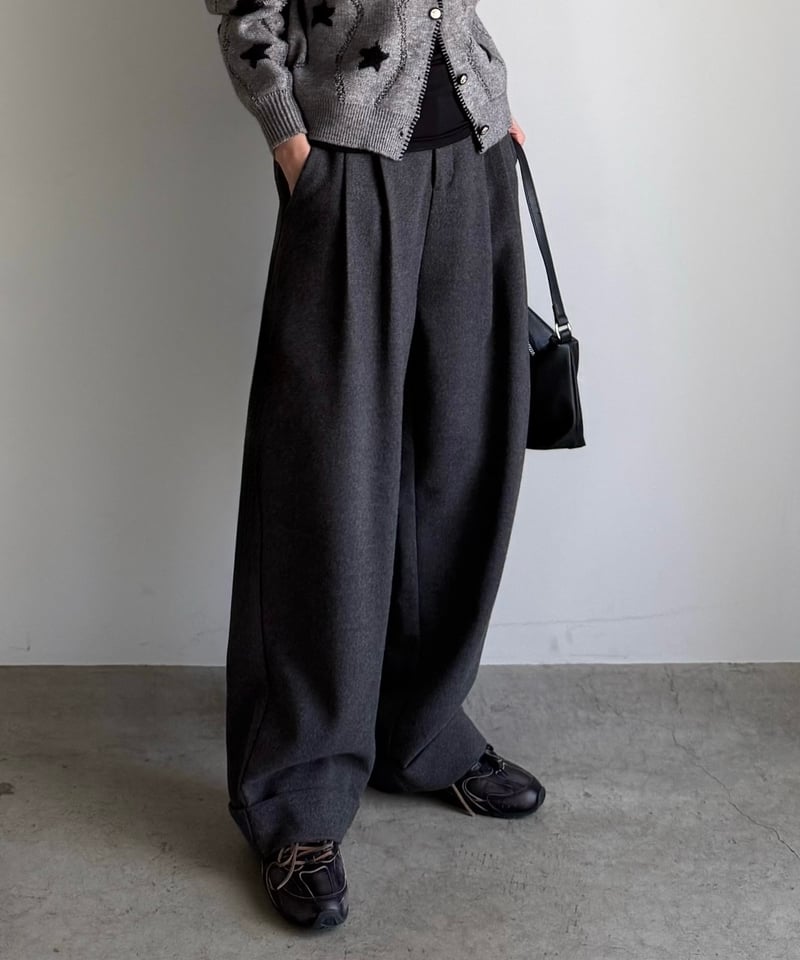 roll up warm slacks〈plain〉 | ARULLE