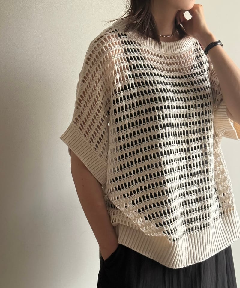 トップス philme openwork knit openwork knit pullover | ARULLE