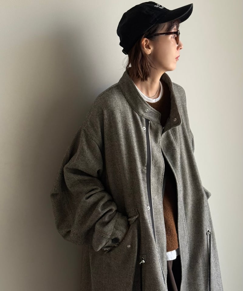 herringbone mods coat | ARULLE