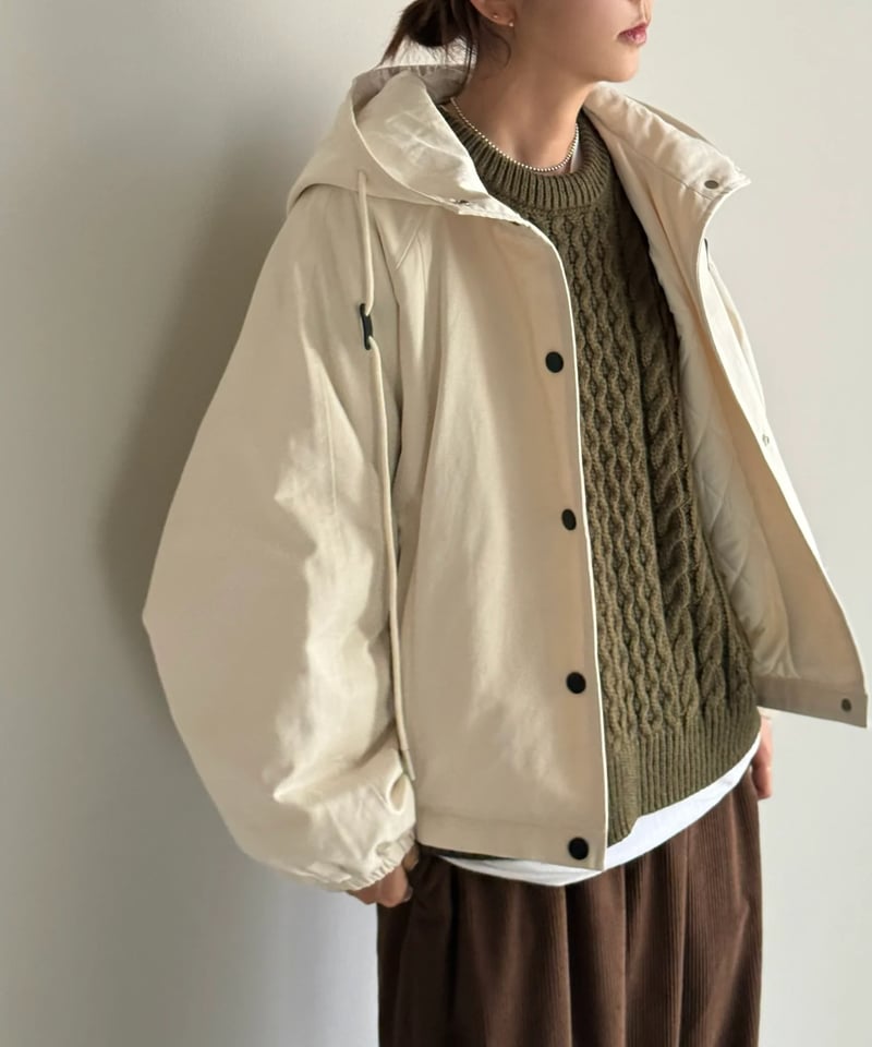 ARULLE inner cotton casual coat 新品未使用 inner cotton casual coat【予約商品】 | ARULLE