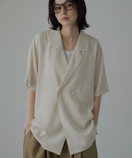 tailored double button shirt