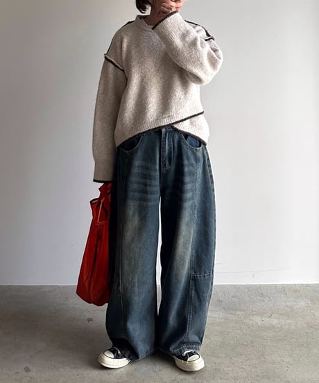 focal seam design knit