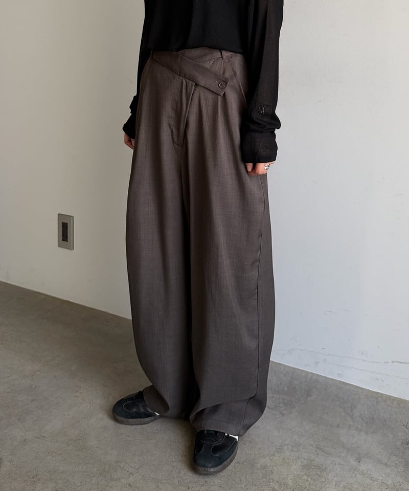 drape wrap pants (set up対応) | ARULLE