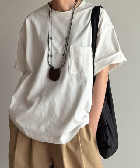 leather motif necklace【一部予約】