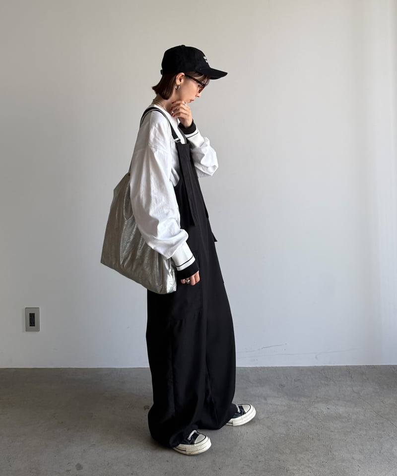 wide straight salopette | ARULLE
