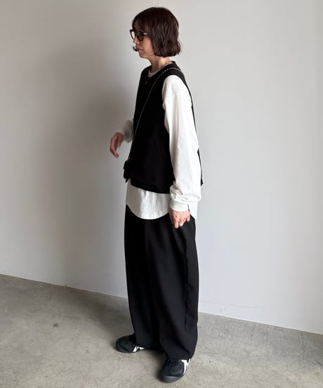back stitch long t-shirt
