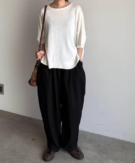 cocoon tweed pants (set up対応)