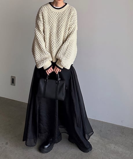 organdy flare skirt