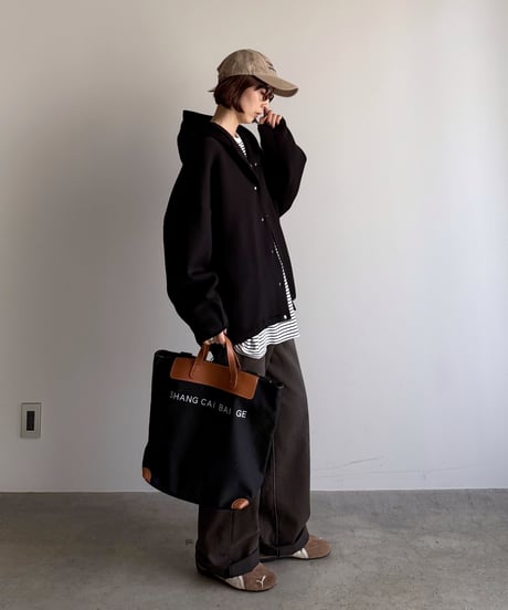 loose brown denim