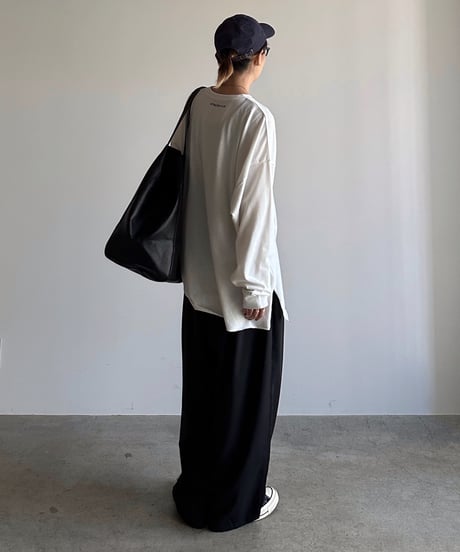 big leather tote bag【一部予約】