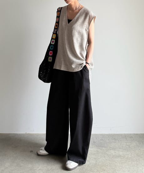 flower belt mesh bag