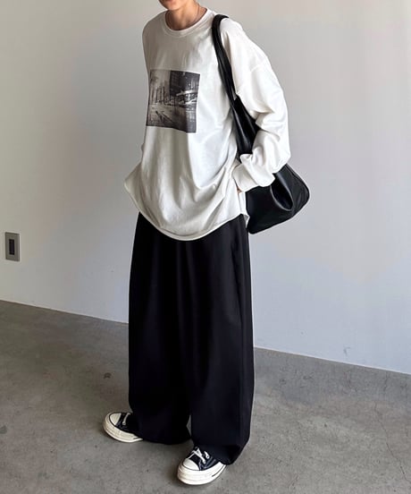 big leather tote bag【一部予約】