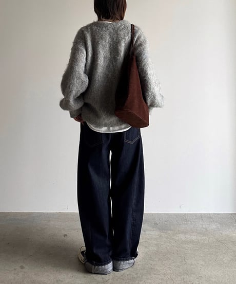 suede tote bag