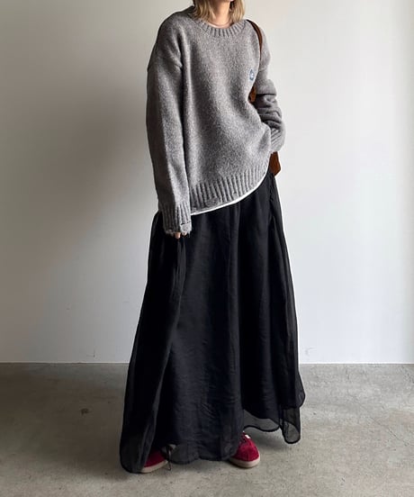 organdy flare skirt